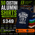 50 Custom Alumni Shirts