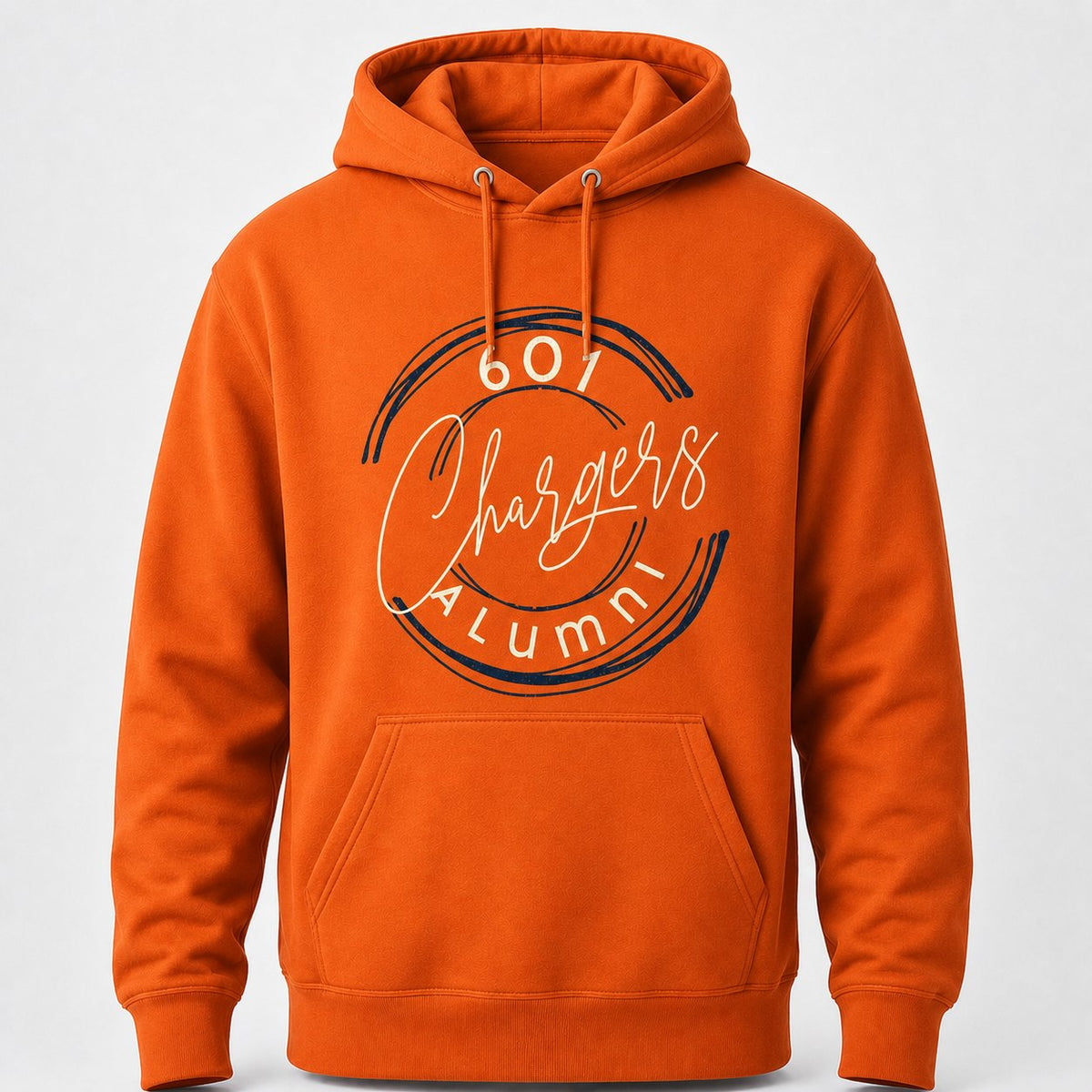 Callaway 601 Circle hoodie in orange realistic product mockup