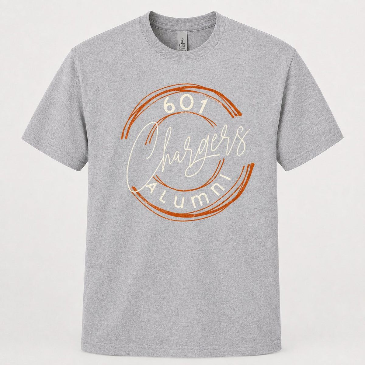 Callaway 601 Circle T-shirt in gray realistic product mockup