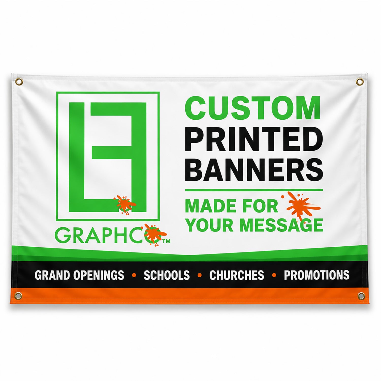 Custom Outdoor Banner 2 ft x 4 ft