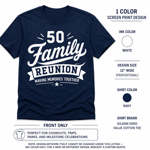 50 Custom Family Reunion Shirts