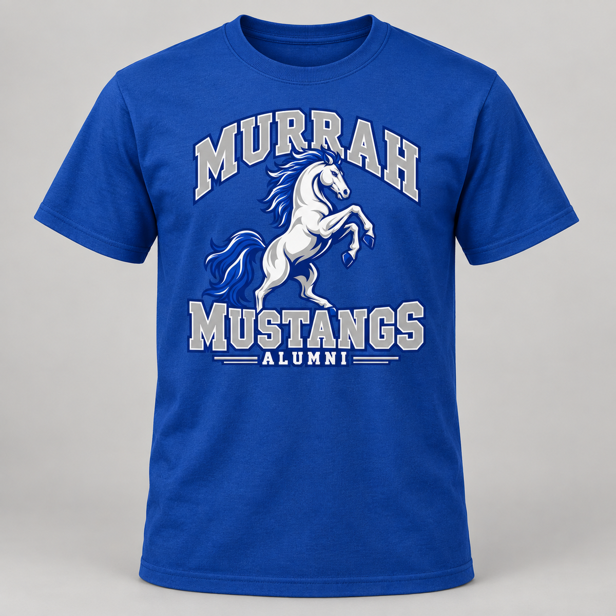 Murrah Mustangs Alumni T-shirt in royal blue