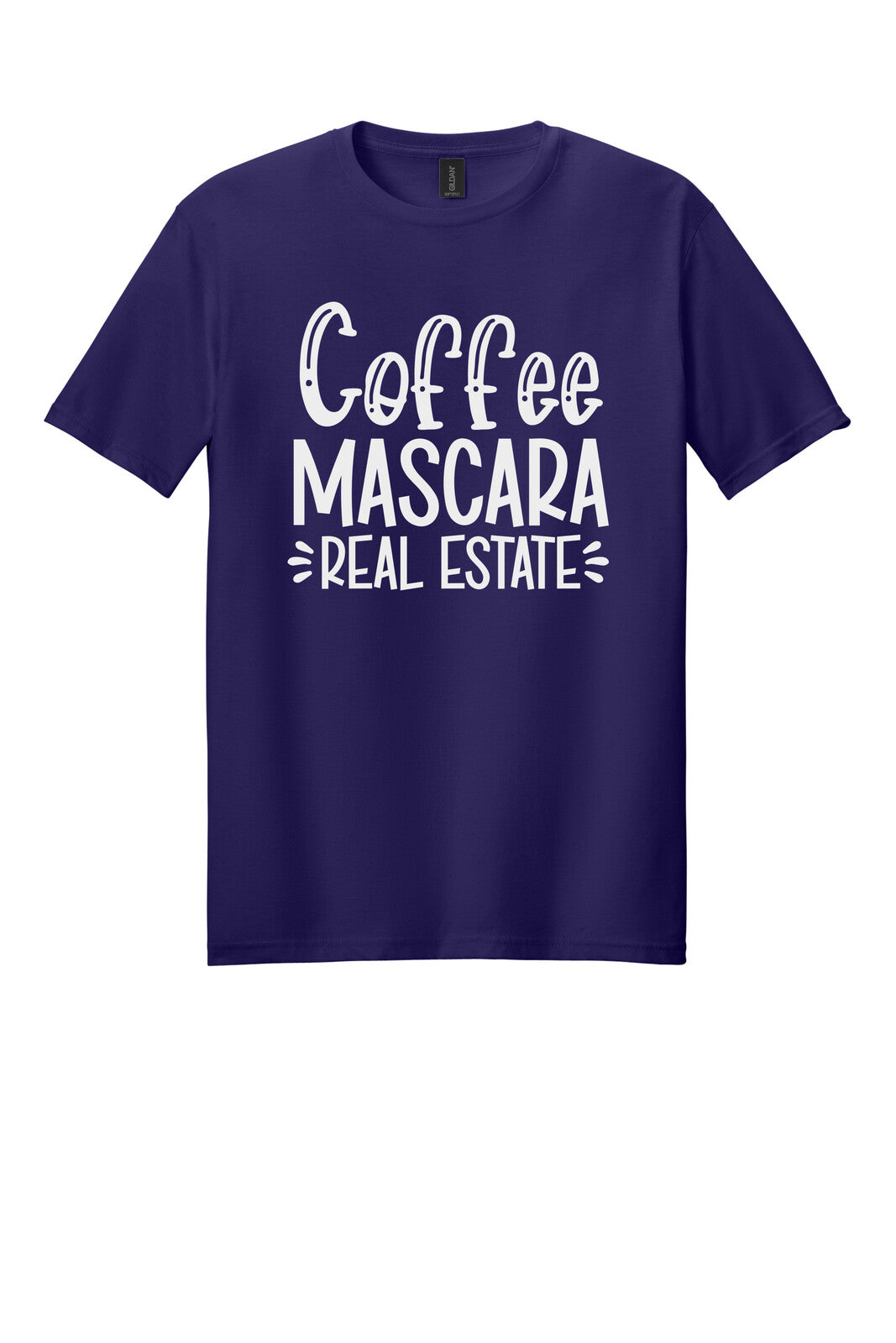 Dark Purple Gildan 64000 tee