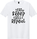 White Gildan 64000 tee