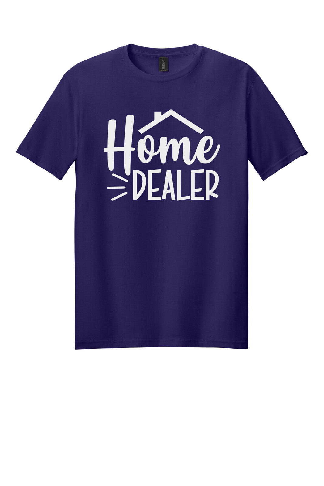 Dark Purple Gildan 64000 tee