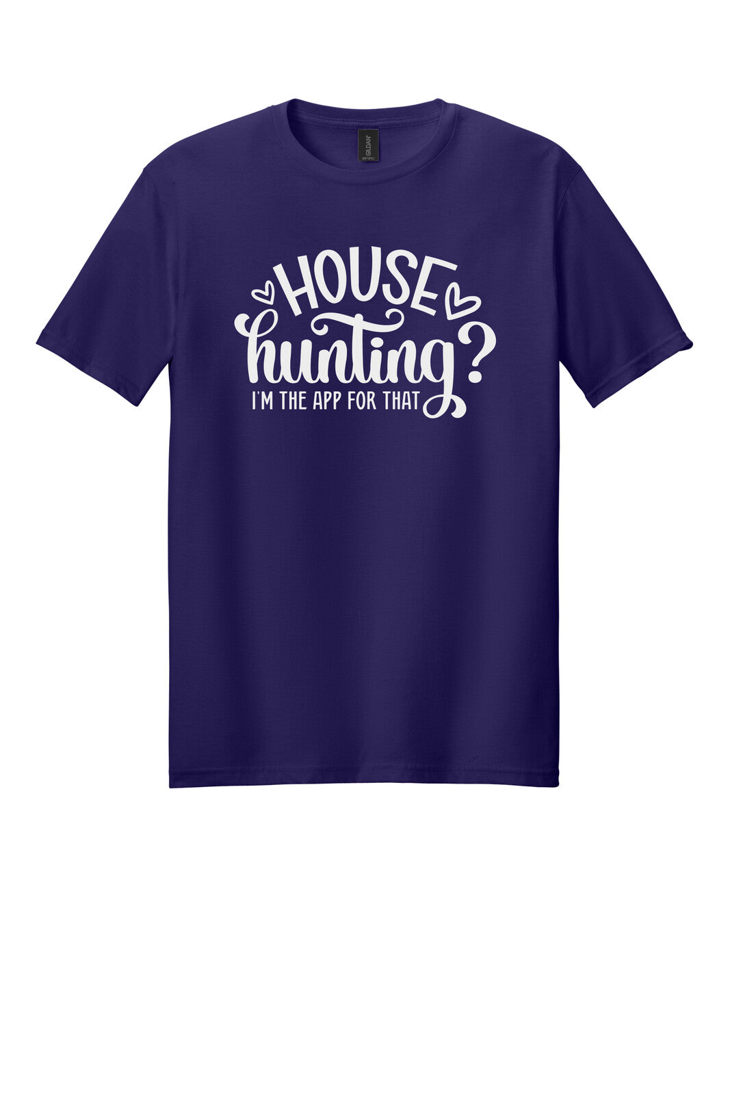 Dark Purple Gildan 64000 tee