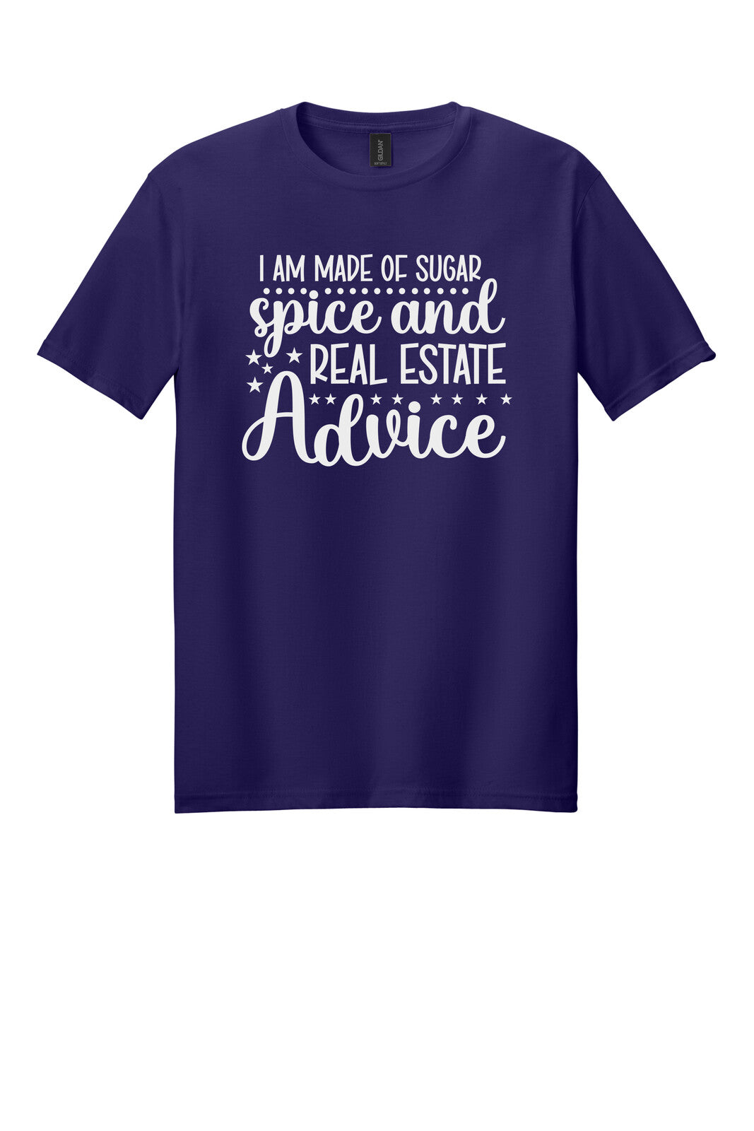 Dark Purple Gildan 64000 tee