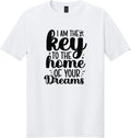 White Gildan 64000 tee