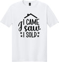 White Gildan 64000 tee