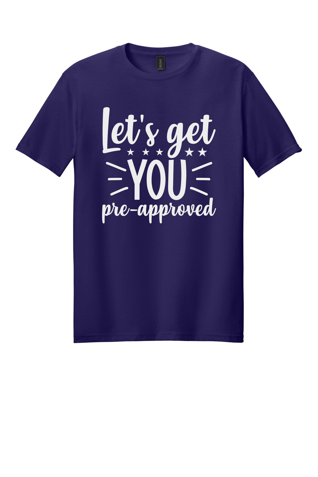 Dark Purple Gildan 64000 tee