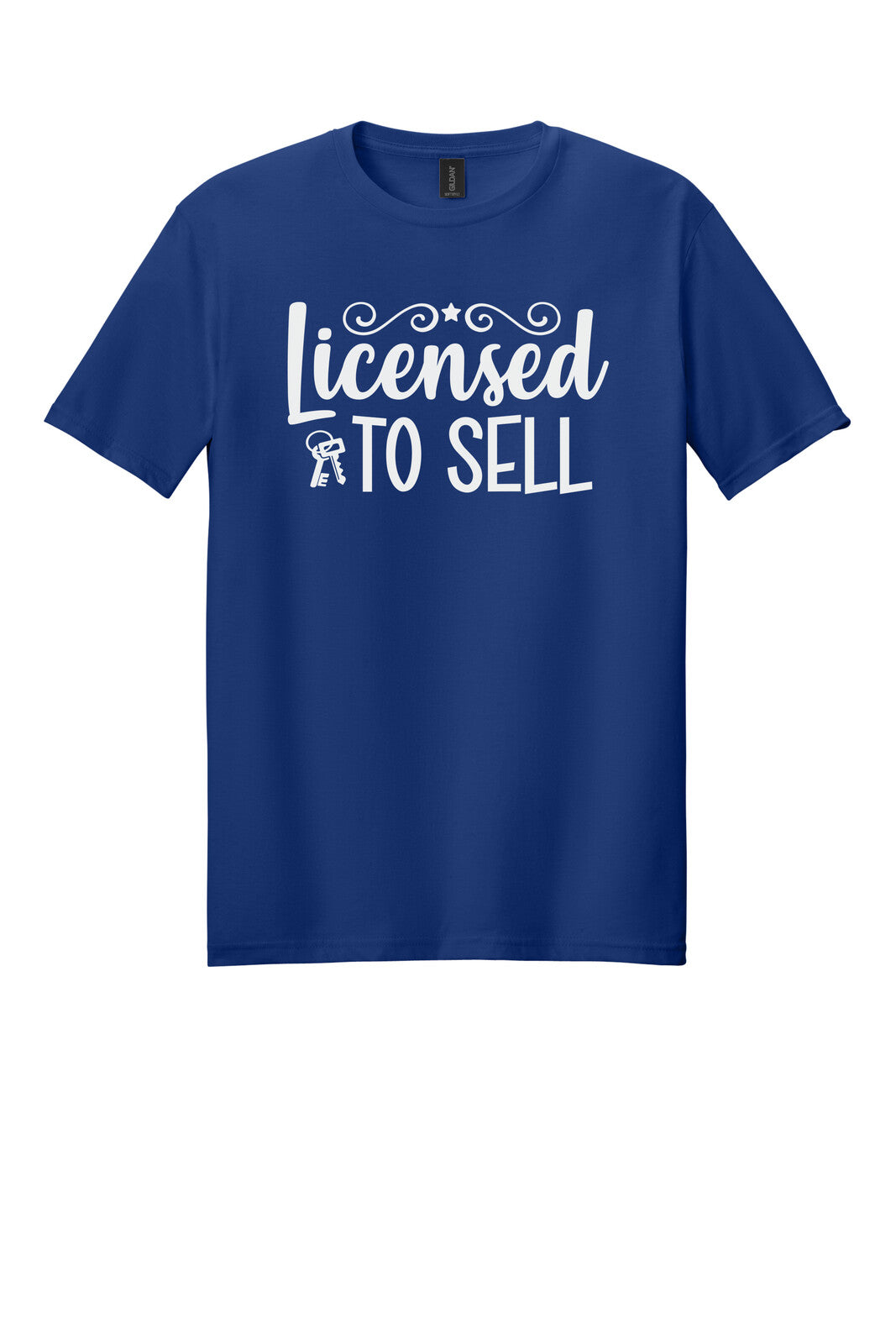 Deep Royal Gildan 64000 tee