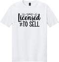 White Gildan 64000 tee