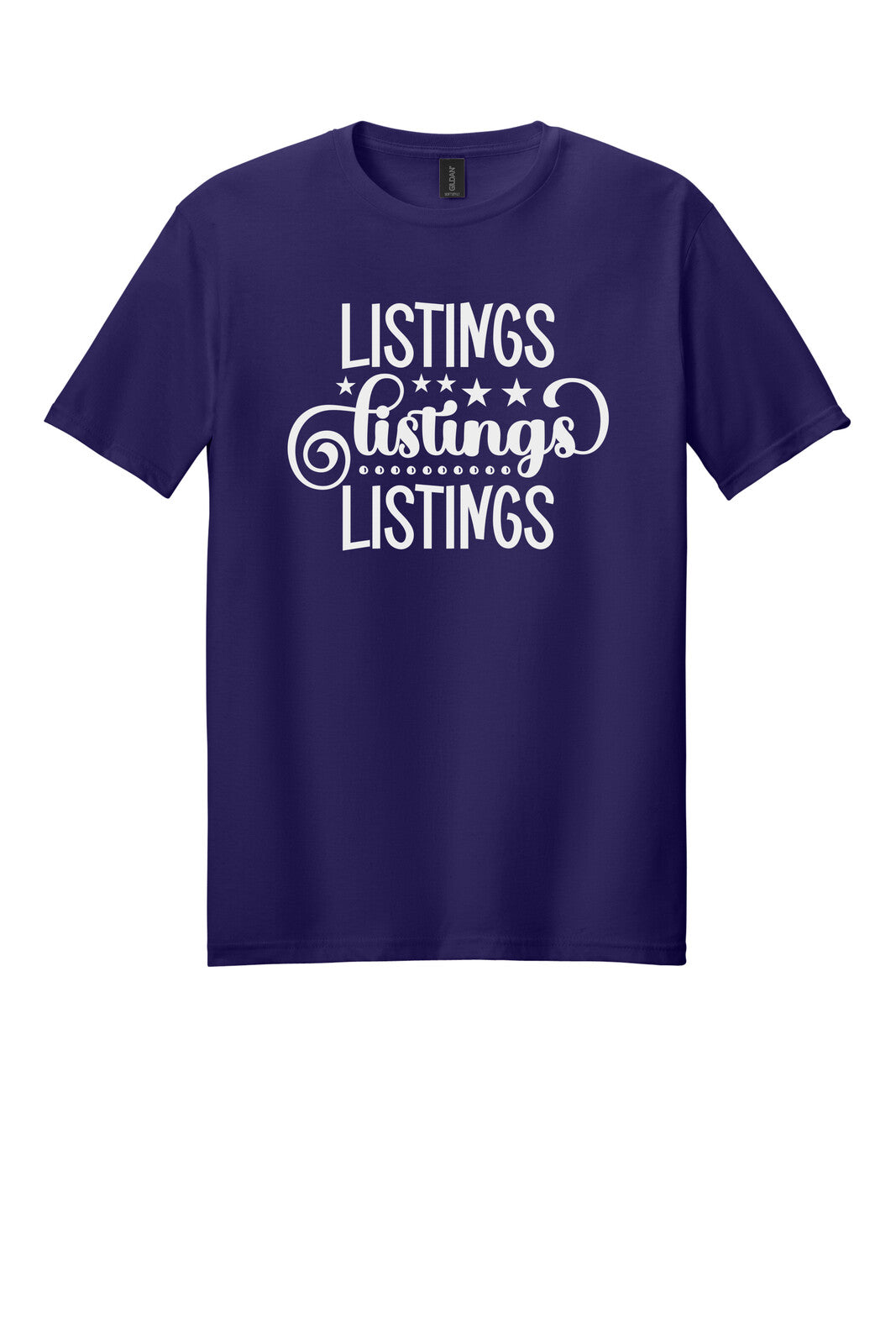 Dark Purple Gildan 64000 tee
