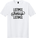 White Gildan 64000 tee