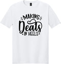 White Gildan 64000 tee