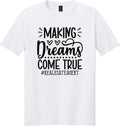 White Gildan 64000 tee