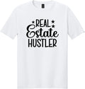 White Gildan 64000 tee