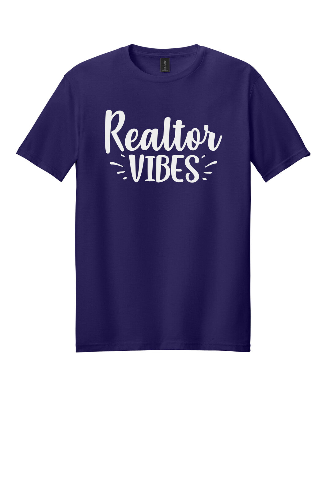 Dark Purple Gildan 64000 tee